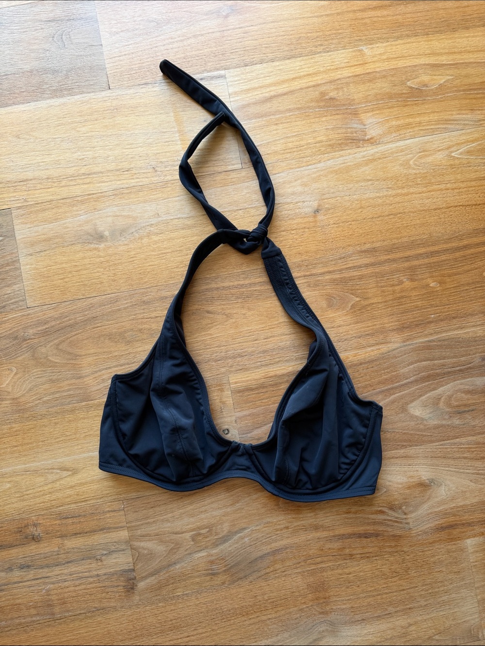 Black Halter Underwire Bikini Top - Women Intimates & Sleepwear